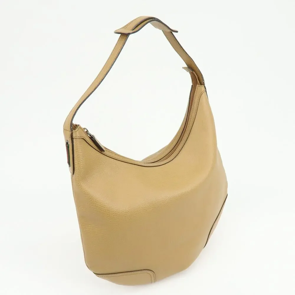 Gucci Sherry Calfskin Hobo Bag Beige
